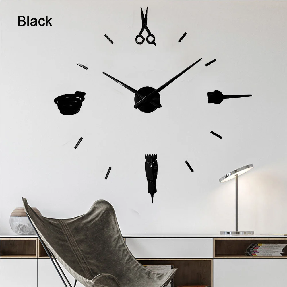 3D светящиеся большие настенные часы зеркальные настенные наклейки Diy Декор для дома в гостиную модные часы поступление кварцевые большие настенные часы