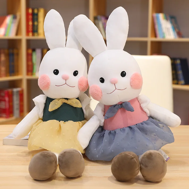 

2020 New Cute 45cm Large Soft Stuffed Animal Rabbit Bunny Plush Toy Baby Kid Girl Toys