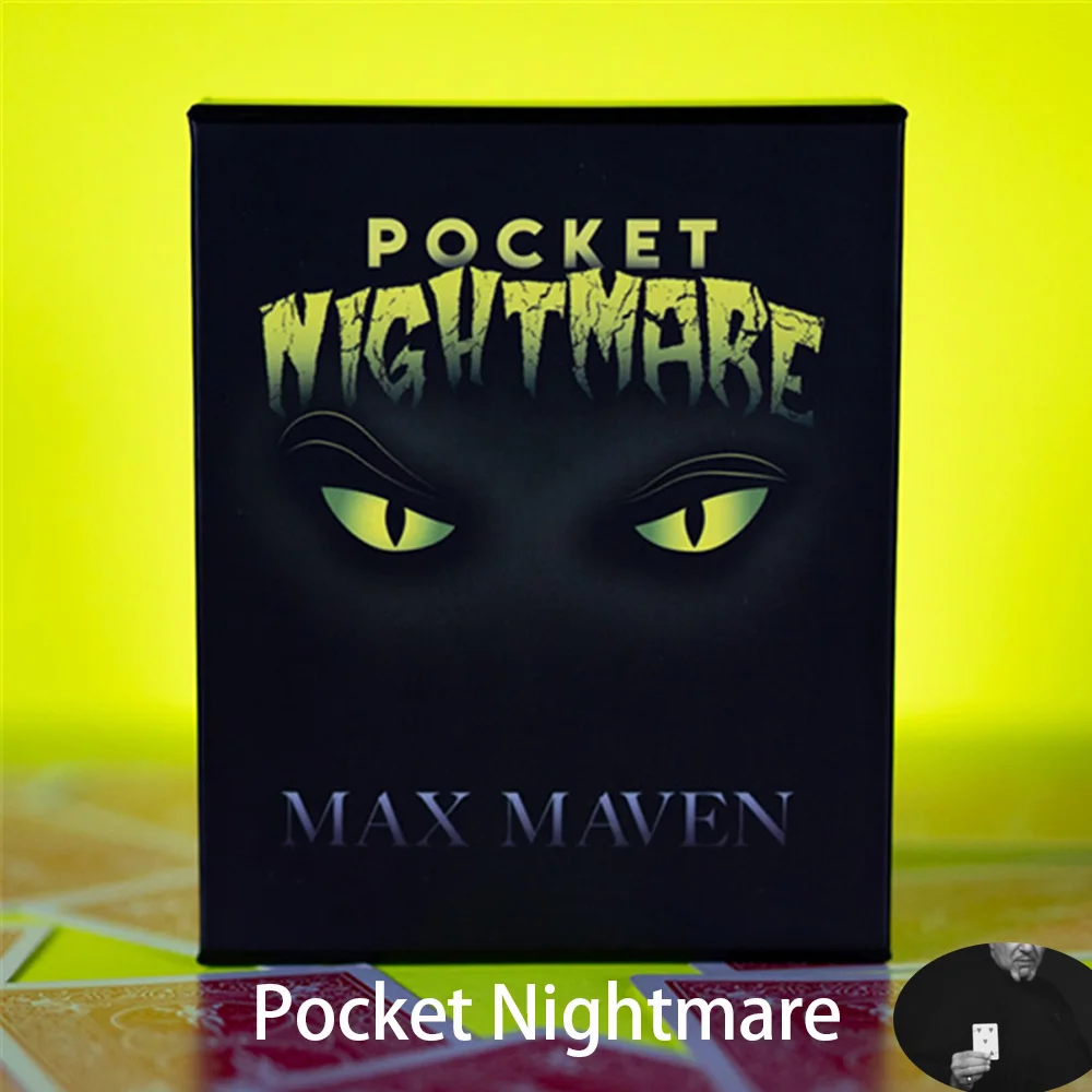 

Pocket Nightmare By Max Maven Magic Tricks Stage Close-Up Magia Card Production Magie Mentalism Illusion Gimmicks Props