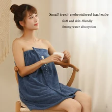 

Microfiber Bathrobe Woman Shower Female Soft Bath Towel for Adults for Home Textiles Bath and Sauna Towels Bathroom Quick Drying