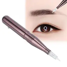 Профессиональная ручка для тату полу-набор инструментов для перманентного макияжа бровей подводка для глаз Оборудование для микроблейдинга устройство штепсельная вилка стандарта США