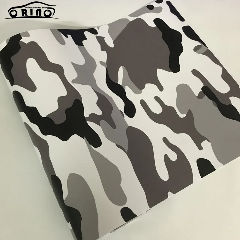 Black White Grey Vinyl Sticker Wrap-3