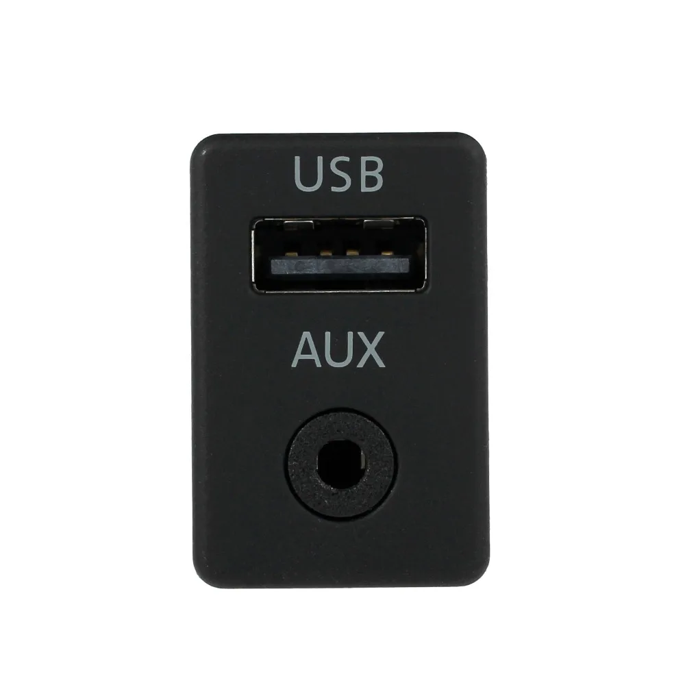 AUTOUTLET для USB вспомогательный переключатель 3,5 мм разъем Aux в переключателе USB Кабель-адаптер для BMW E87 E90 E91 E92 HYB Z4