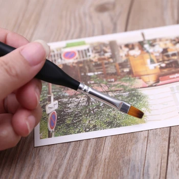 

8pcs/set Professional Nylon Brush Fine Hand Painted Hook Line Pen Watercolor Oil