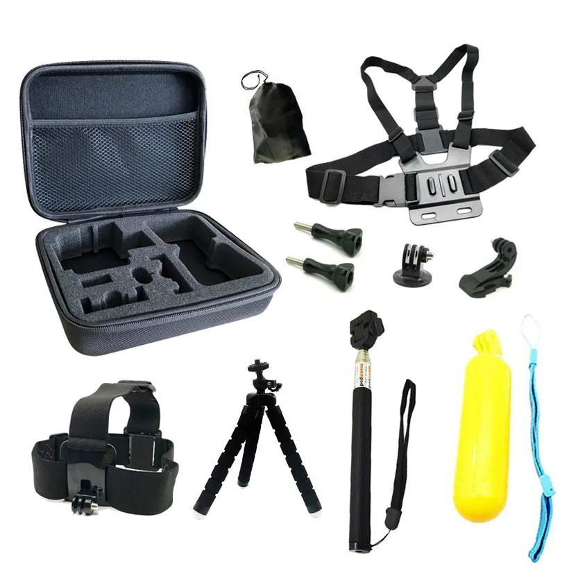

Sports camera accessory set for Gopro hero Straps Mounts Action Camera for SJCAM SJ4000 Yi 4K EKEN H9R