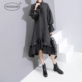 

Japanese and Korean fashion autumn and winter new plus size women's loose thin dress ropa mujer vestidos de verano vestido mujer
