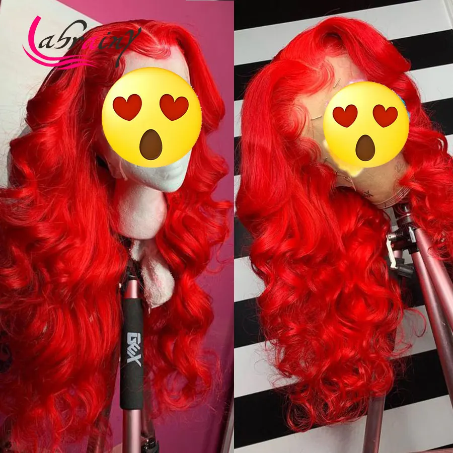 30 40 Inch HD Lace Frontal Human Hair 13x5 Wigs Body Wave 99J Front Wig Full Burgundy Pre Plucked Woman Wavy Red Color Wigs 13X6