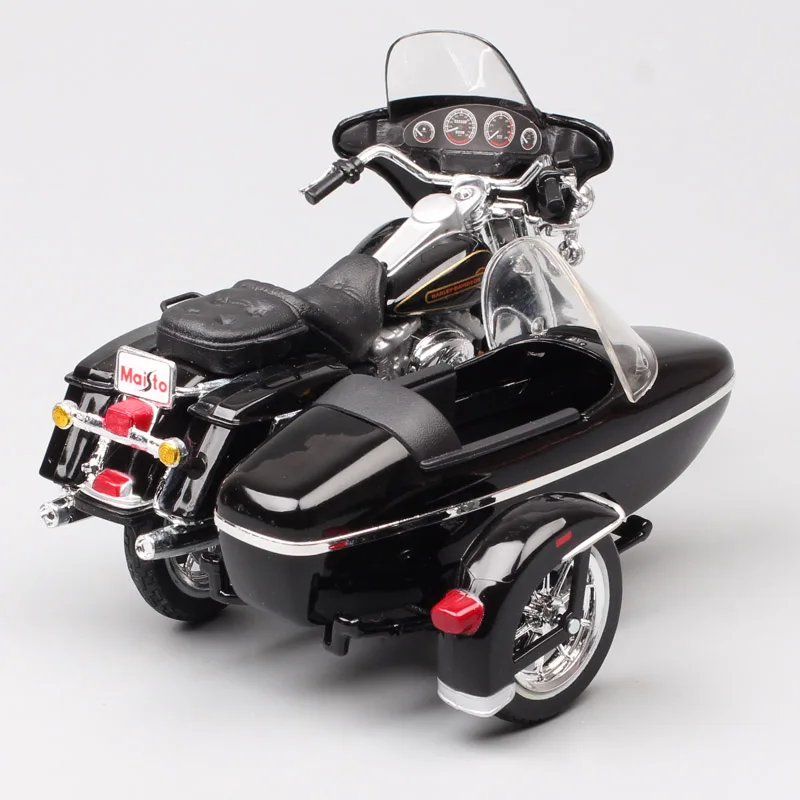 1:18 для мальчиков весы maisto 1998 FLHT ELECTRA GLIDE sidecar мотоцикл Diecasts& Toy Vehicles трехколесная модель круизер велосипед игрушки