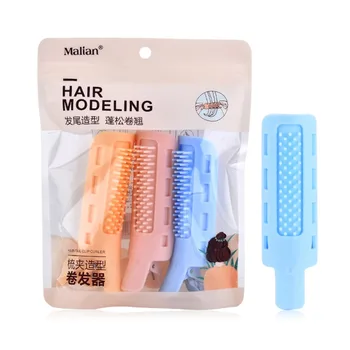 

3Pcs DIY Styling Fringe Bangs Powerful Front Curler Roller Holder Professional Hair Styling Clip Hair Accessories Women Girls