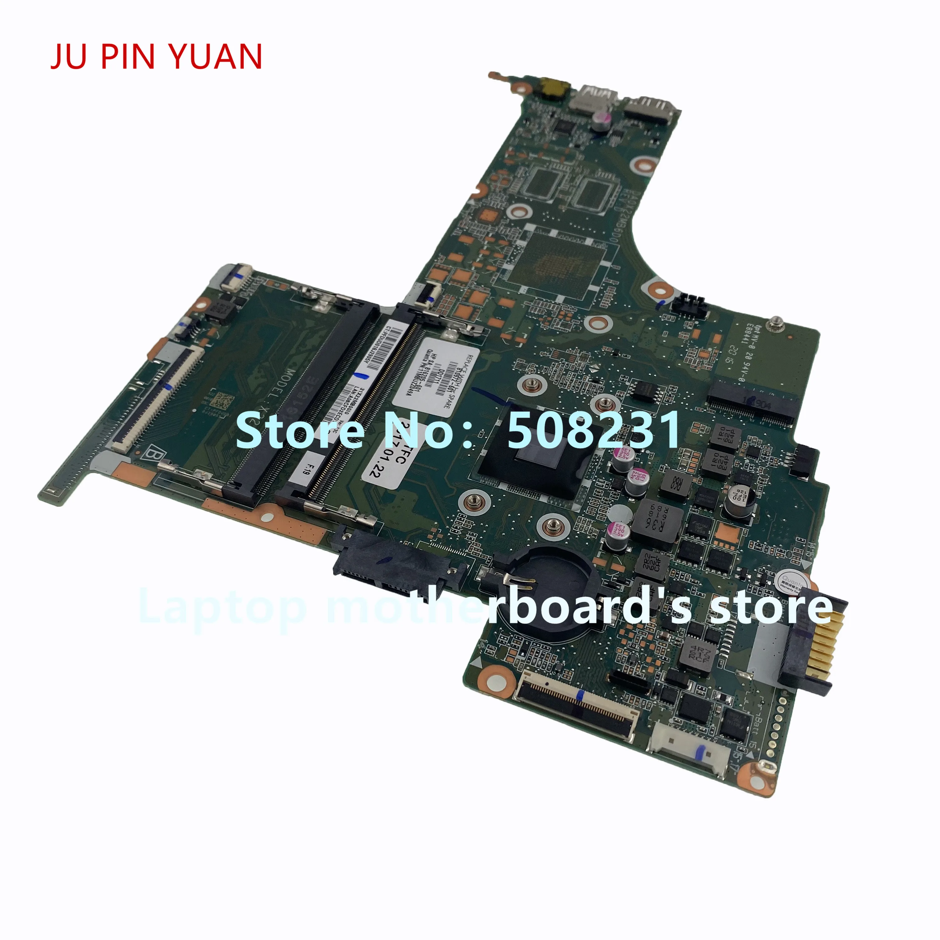 

Laptop Motherboard DA0X22MB6D0 810972-001 810972-501 For HP Pavilion 14-ab Series Notebook 810972-601 with A8-7410 Fully Tested