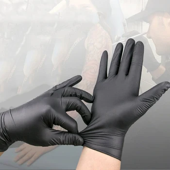 

Disposable household latex food gloves 20pcs elastic durable non-stick protective gloves Portable and flexible cleaning gloves