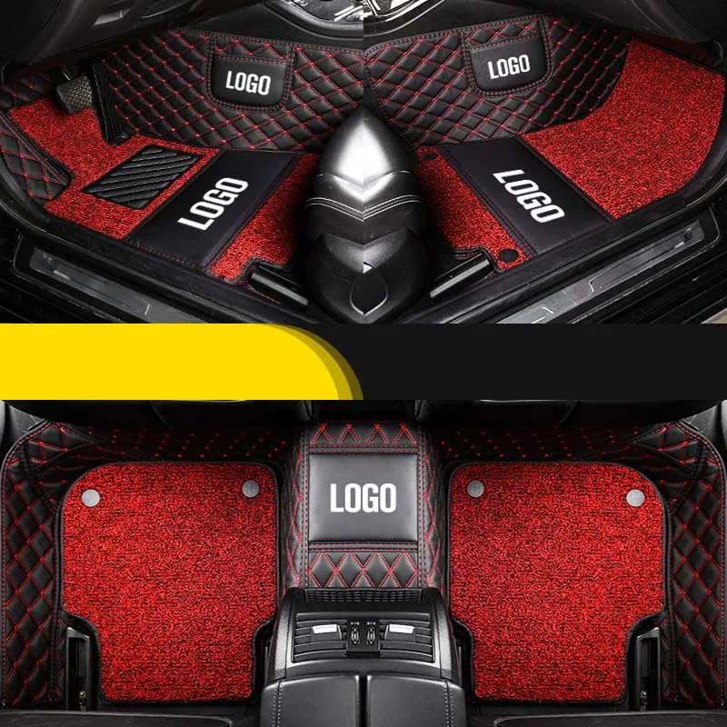 Car floor mats for mg zs hs 3 6 geely emgrand ec7 cla 45 amg x7 ec7 cla 45 w205 amg car floor mats