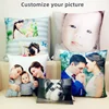 Photo Customization Square Cushion Stuffed dog Pillow Sofa Car Decorative Christmas Gift Couple photo pillow Baby photo cushion 1
