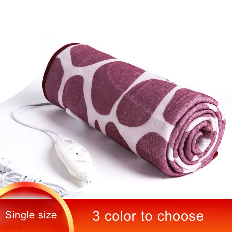 Электрическое одеяло с защитой от автоматического отключения электрогрелки теплое одеяло с подогревом для зимы 70*150 см