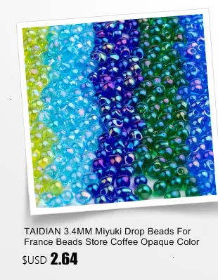 Taidian Miyuki Delica бисера 11/0 для DIY летнее платье De Perles французское непрозрачной белой DB1-433 20 граммов около 4000 штук