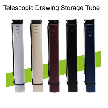 

Telescopic Drawing Storage Tube Square Drawing Back Tube Calligraphy Painting Collection Barrel Art Tools Scroll Holder