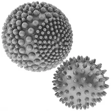 2PCS Hand Massage Ball PVC Muscle Relaxation Hedgehog Fascia Ball Gear Yoga Fitness Ball Frog Spiky Neck & Back Pain Relief