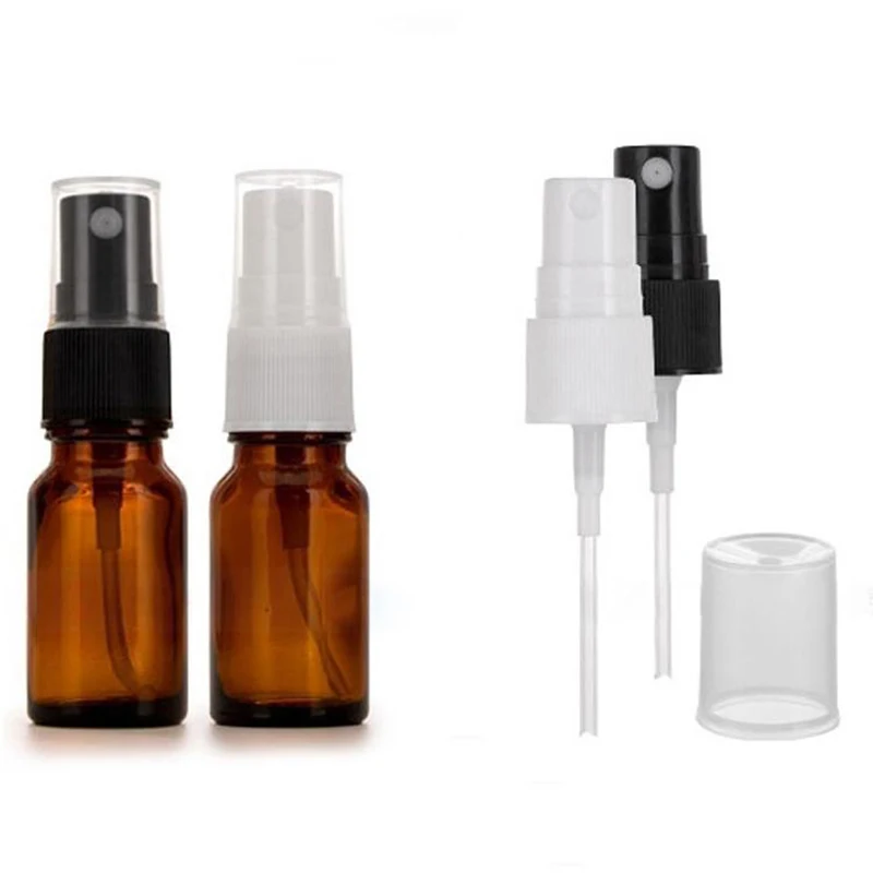 

Empty Amber Perfume Atomizer Bottles 10ml 15ml 20ml 30ml 50ml 100ml Refillable Spray Bottle For Fragrance Cosmetics Water