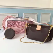 Высокая конец индивидуальные роскошные Брендовые женские сумки на одно плечо косые через Женские сумки l печатные буквы