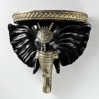 

Console "Indian Elephant", black, gold 40 x 38 cm
