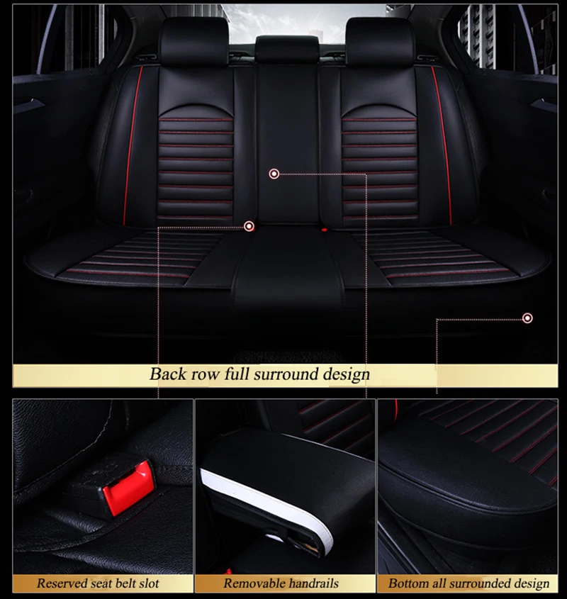 Kalaisike leather Universal Car Seat covers for Dodge all models caliber journey ram caravan aittitude car styling accessories