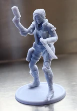 

1/24 75mm 1/18 100mm Resin Model Female Cyborg Female Soldier Figure Sculpture Unpainted No Color RW-162