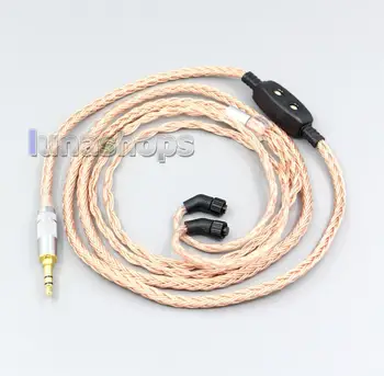 

LN006726 2.5mm 3.5mm XLR Balanced 16 Core 99% 7N OCC Earphone Cable For AKR03 Roxxane JH Audio JH24 Layla Angie