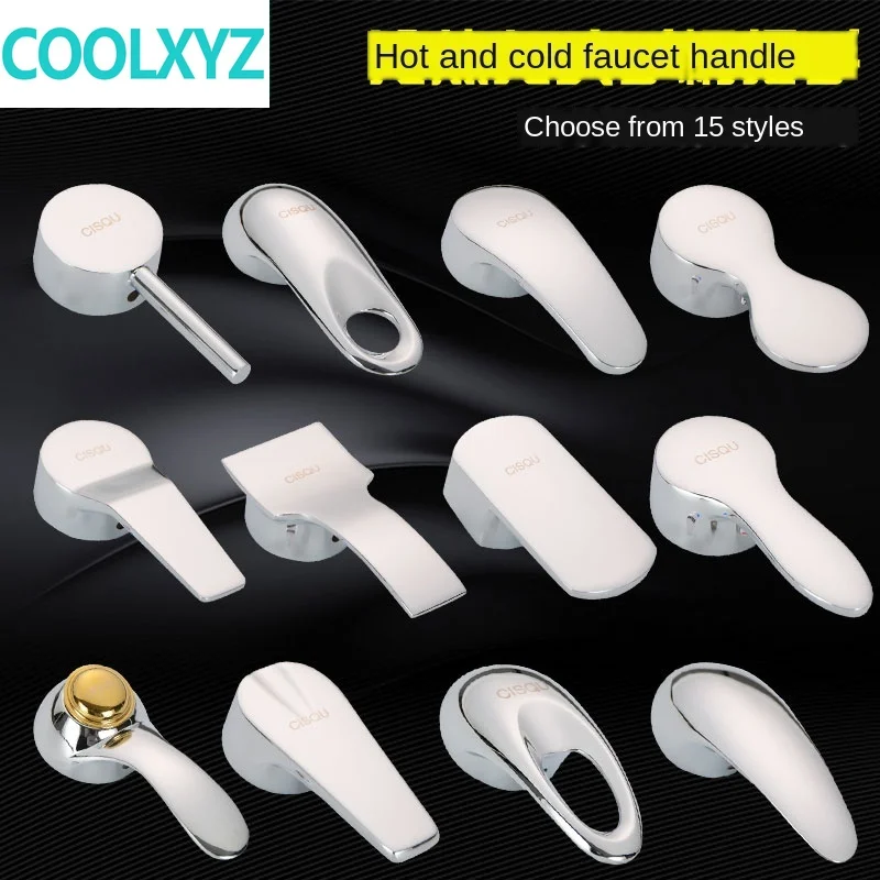 Faucet Handle Faucet handle handle dish basin shower switch dial hot and cold water 25 35 40 spool repair parts