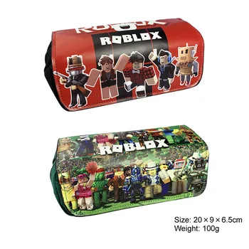 

New Fortnite Canvas Pencil Cases big High Capacity Fortnight Pen Bag Cute Cartoon Pencils Bags Gift School Supplies Stationery