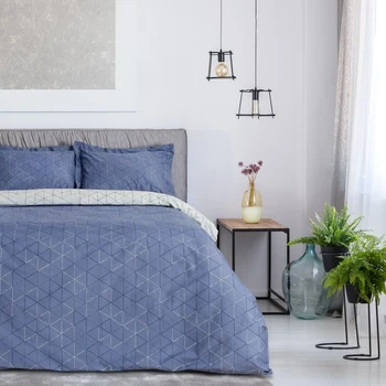 

Bed linen 1.5 bd. Ethel Lux "Rhombuses" 150 × 210 cm, 150 × 220 cm, 50 × 70 + 5 cm - 2 pieces, satin, 100% chl, 130 g / m²