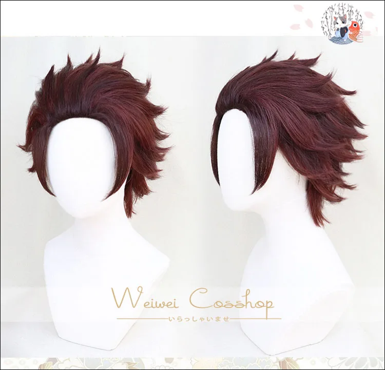 Kamado-Tanjirou-Cosplay-Wig-Blade-of-Demon-Slayer-Kimetsu-no-Yaiba-Heat-Resistant-Synthetic-Hair-Cosplay (1)