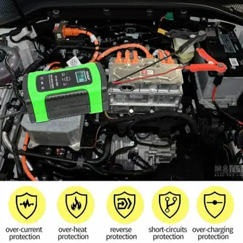 

12V 6A Intelligent Fast Power Charging Wet Dry Lead Acid Digital LCD Display Full Automatic Car Battery Charger
