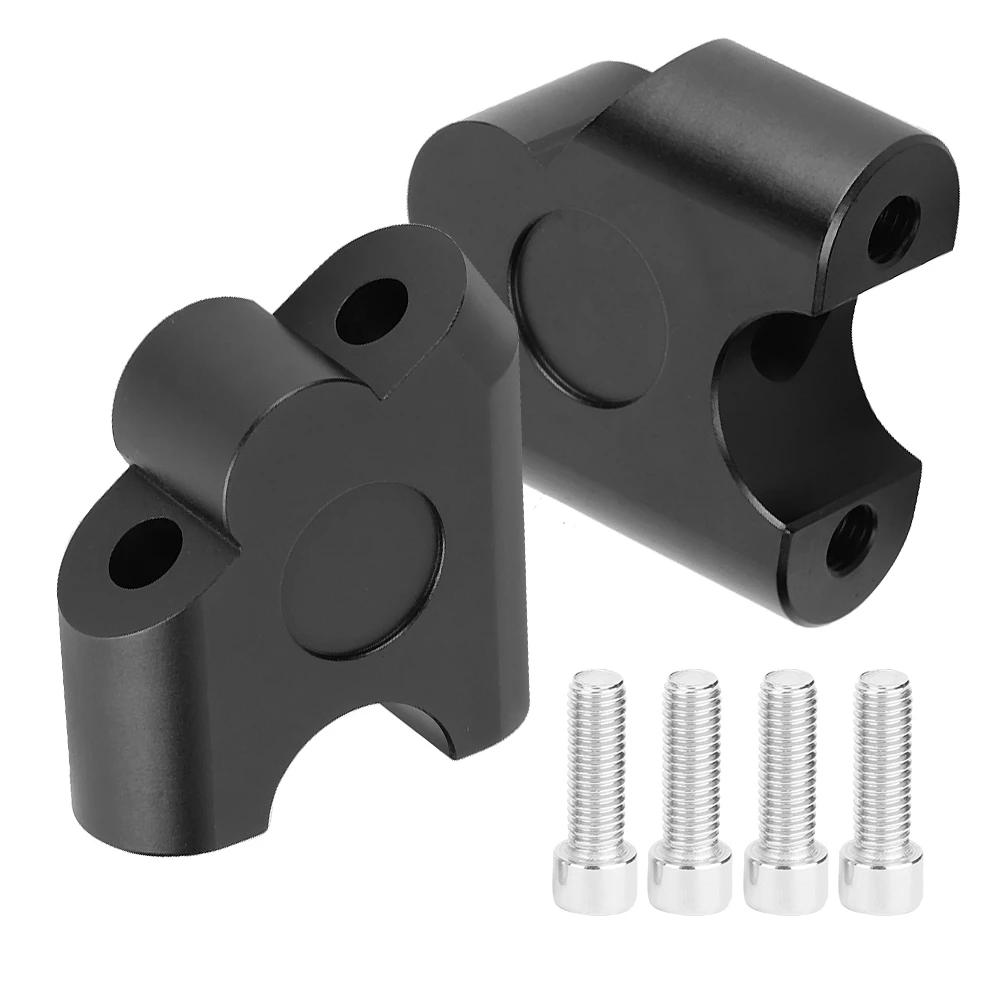 22mm Motorcycle Handle Bar Riser Universal CNC Aluminum Alloy Handlebar Clamp Back Move Mount Adapter Fit For Honda Yamaha | Автомобили и