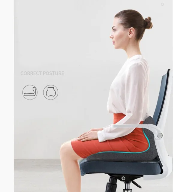 Ortho pä disches Memory Foam Sitzkissen Steißbein Bürostuhl Kissen hohe  Unterstützung Taille Rücken Coussin für Autos
