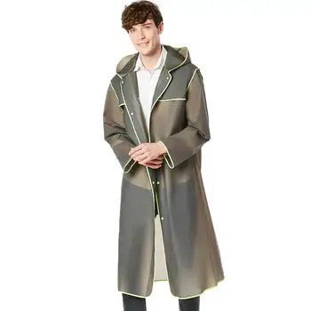 

Waterproof Unisex Cycling Bicycle Bike Raincoat Waterproof Rainwear Adult Poncho Mantle Accessories Rain Gear Transparent EVA