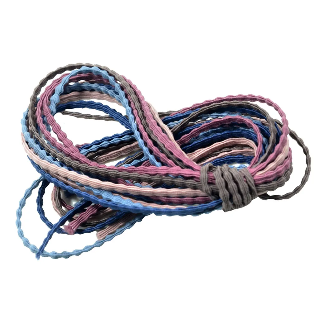 10 Meters Colorful Elastic Hair Bands Ponytail Holders for Girls Women Ladies