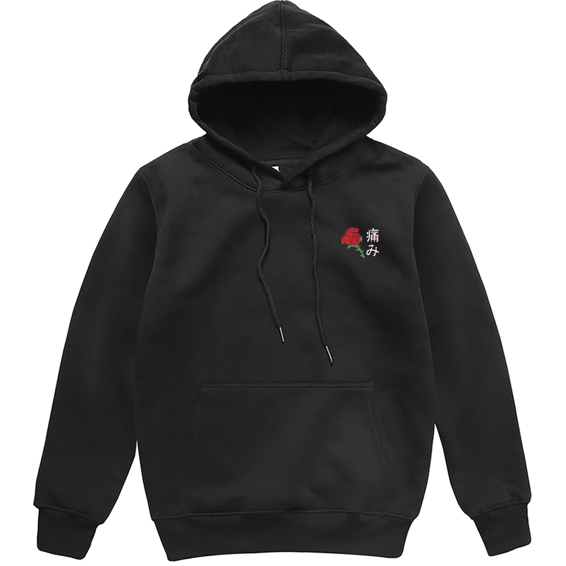 Japanese Aesthetic Rose Pattern Hoodie Men Outerwear Spring Fleece Streetwear Brand Tracksuit Male Harajuku Stylish Sweatshirts Japanese Aesthetic Rose Pattern Hoodie Men Outerwear Spring Fleece Streetwear Brand Tracksuit Male Harajuku Stylish Sweatshirts