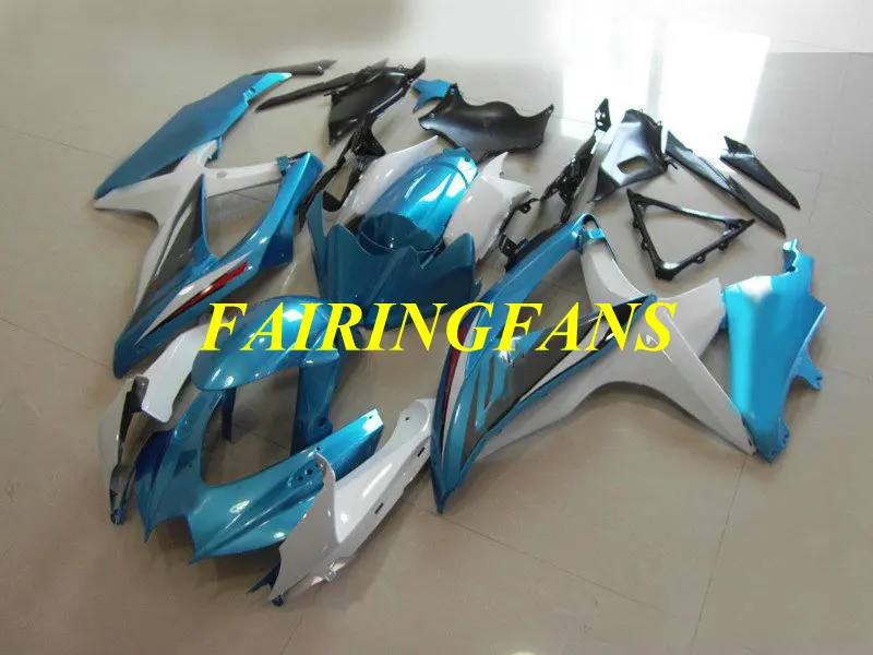 Комплект обтекателей под давлением для GSXR600 750 K8 08 09 GSXR 600 GSXR750 2008 2009 ABS синие