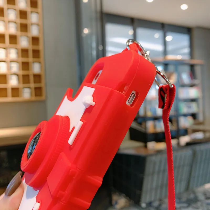 Кроссбоди силиконовый чехол для телефона iPhone X XR XS 11 pro max 8 7 6 6S Plus внешний вид камеры
