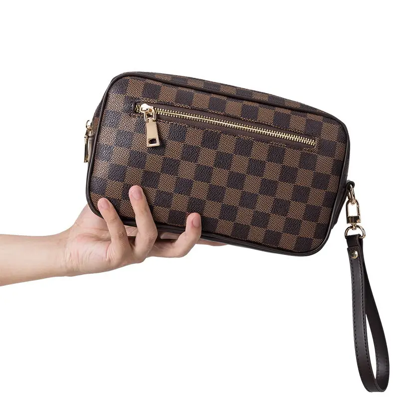 

KYYSLB Clutch Bag Female Unisex Large-capacity Wallet Europe and The United States Fashion Wild Women Bag Fashion Men Handbag