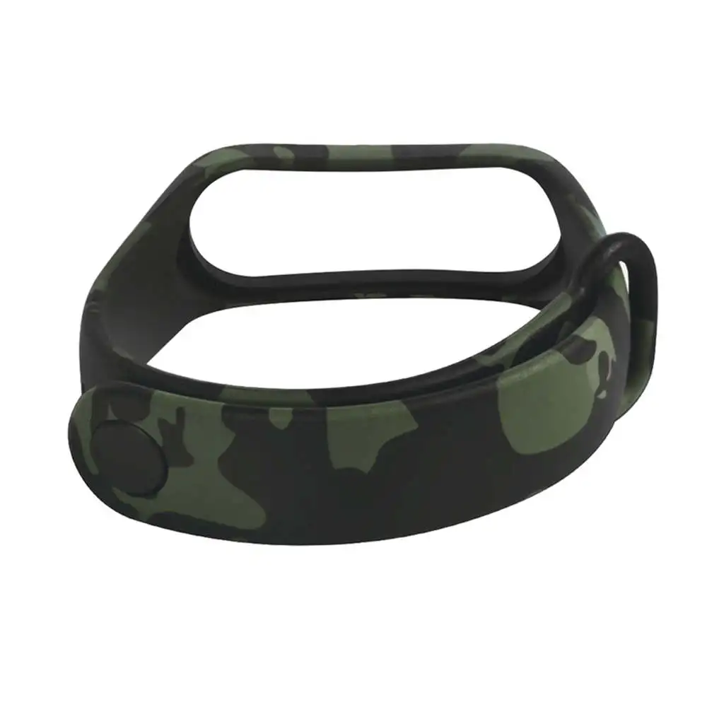 

Sport Wristband Suitable For Xiaomi Mi Band 3 4 Replacement Camouflage Pattern Wrist Band Bracelet Watchband Accessories