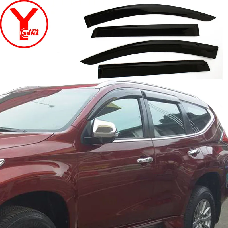 Дефлектор бокового окна для лобового стекла автомобиля защита от ветра mitsubishi pajero