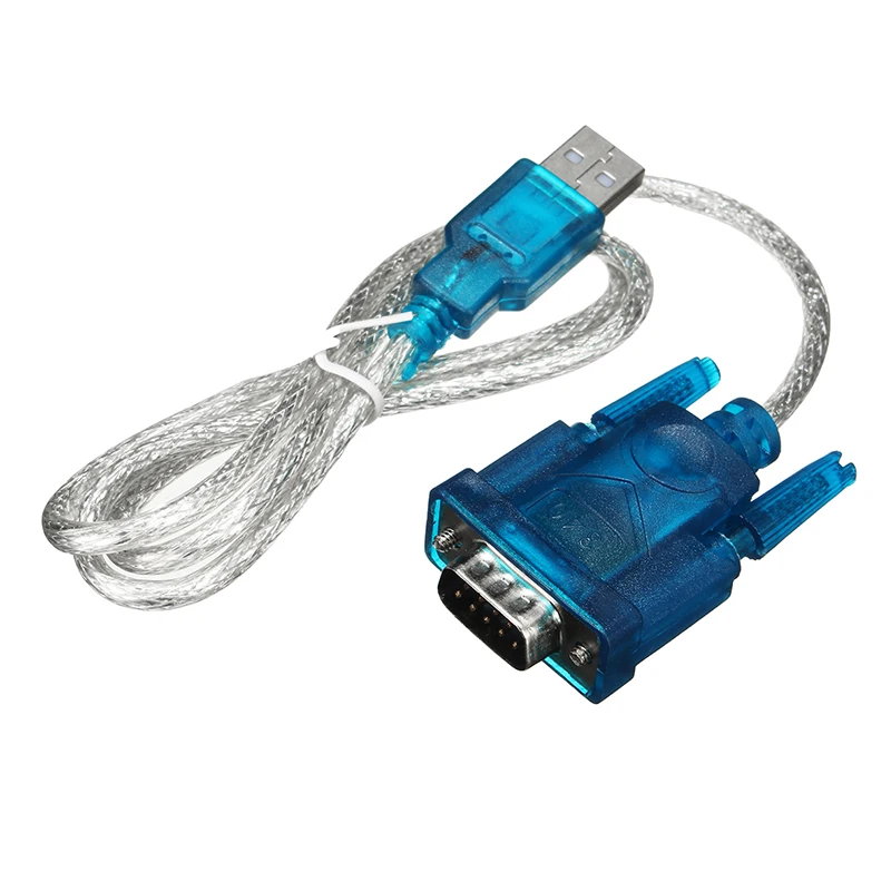 USB to Serial RS232 DB9 Male Port Adapter Cable 9 Pin Converter for Laptop PC