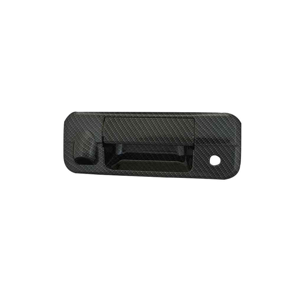 Автомобильные аксессуары подходят для TOYOTA TUNDRA 2007 2008 2009 2010 2011 2012 2013 углеродное волокно РУЧКИ ЗАДНЕЙ ДВЕРИ Обложка с Камера отверстие