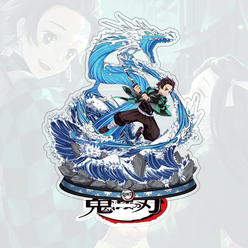 Demon Slayer Kimetsu no Yaiba аниме атака на Титанов стоящая пластина стенд модель домашний стол фигурка на акриловой подставке модель держатель пластины