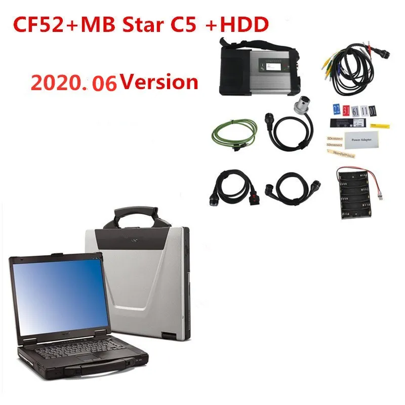 CF52 + MB Star C4 SD Connect HDD 2020 09 DAS диагностическая система win10 Compact 5 Диагностика