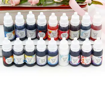 

18 Color UV Resin Ultraviolet Curing Resin Liquid Pigment Dye Handmade Art Craft