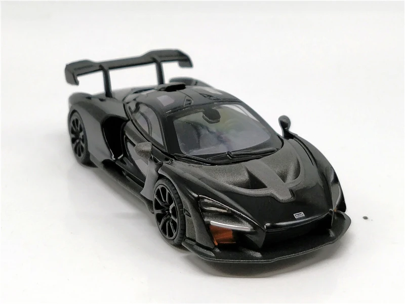 Мини GT 1: 64 Mc Laren Senna оникс Игрушечная машина из сплава игрушки для детей литой модельный автомобиль подарок на день рождения