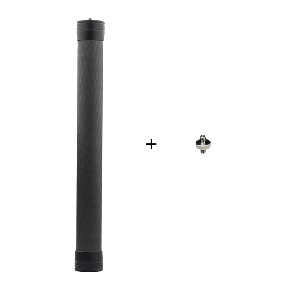 Черный Карбоновая удлинительная штанга, подходит для Ronin S Feiyu Vimble 2 Smooth 4 Osmo Mobile 3/2, стабилизатор - Цвет: Черный