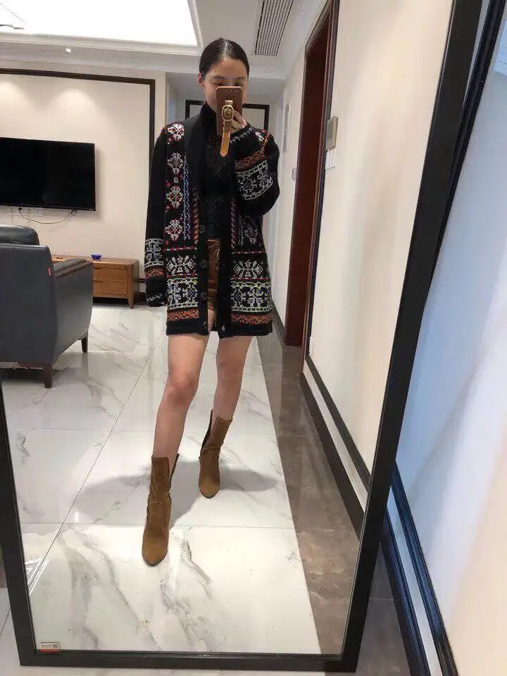AH10468, модные женские свитера,, Подиумные, Роскошные, известный бренд, Европейский дизайн, вечерние, стильная женская одежда